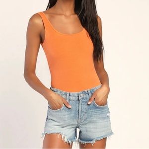 NWT CRISS CROSS BODYSUIT